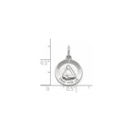 Round Mother Cabrini Medal in Sterling Silver - Sophia Jewelers