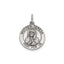 Antique Round Mother Teresa Medal in Sterling Silver - Sophia Jewelers