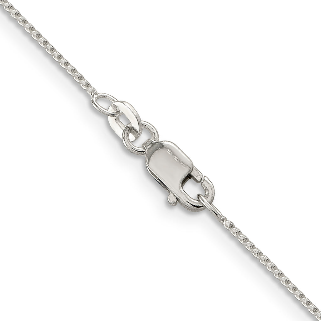 Sterling Silver .95mm Round Franco Chain