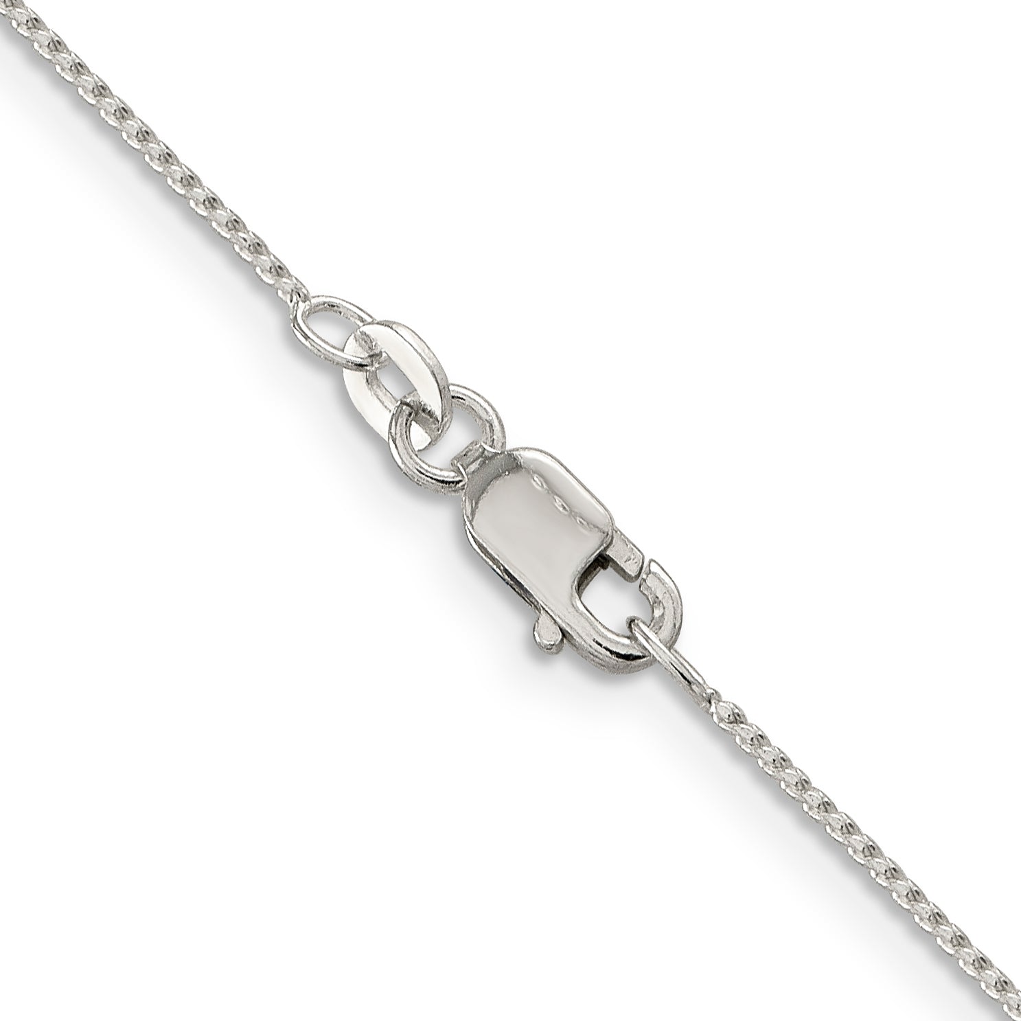 Sterling Silver Franco Chain Necklace 0.95mm