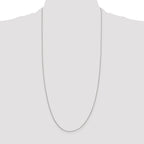 Sterling Silver .95mm Round Franco Chain