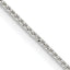 Sterling Silver .95mm Round Franco Chain With 2in Extension
