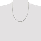 Sterling Silver 1.25mm Round Franco Chain