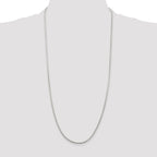 Sterling Silver 1.75mm Round Franco Chain