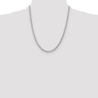 Sterling Silver 3.3mm Rambo Chain