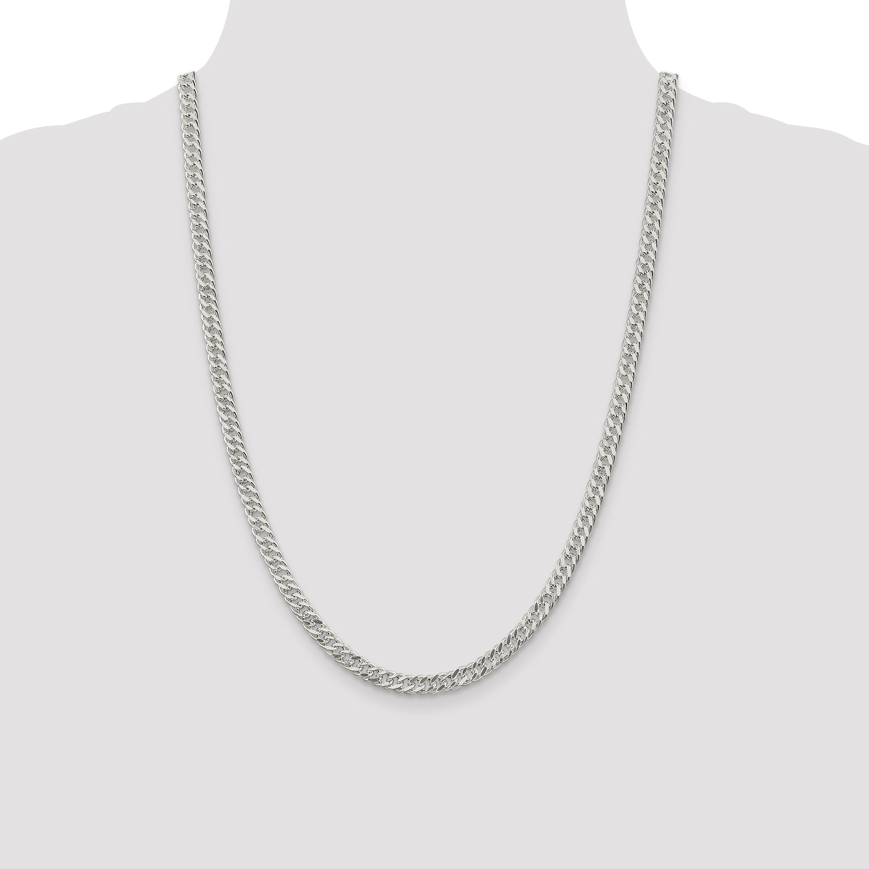 Sterling Silver 5.5mm Rambo Chain