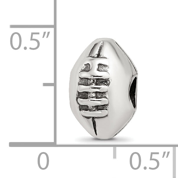 Sterling Silver Reflections Kids Football Bead