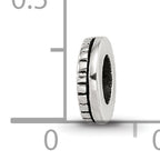 Sterling Silver Reflections Notched Spacer Bead