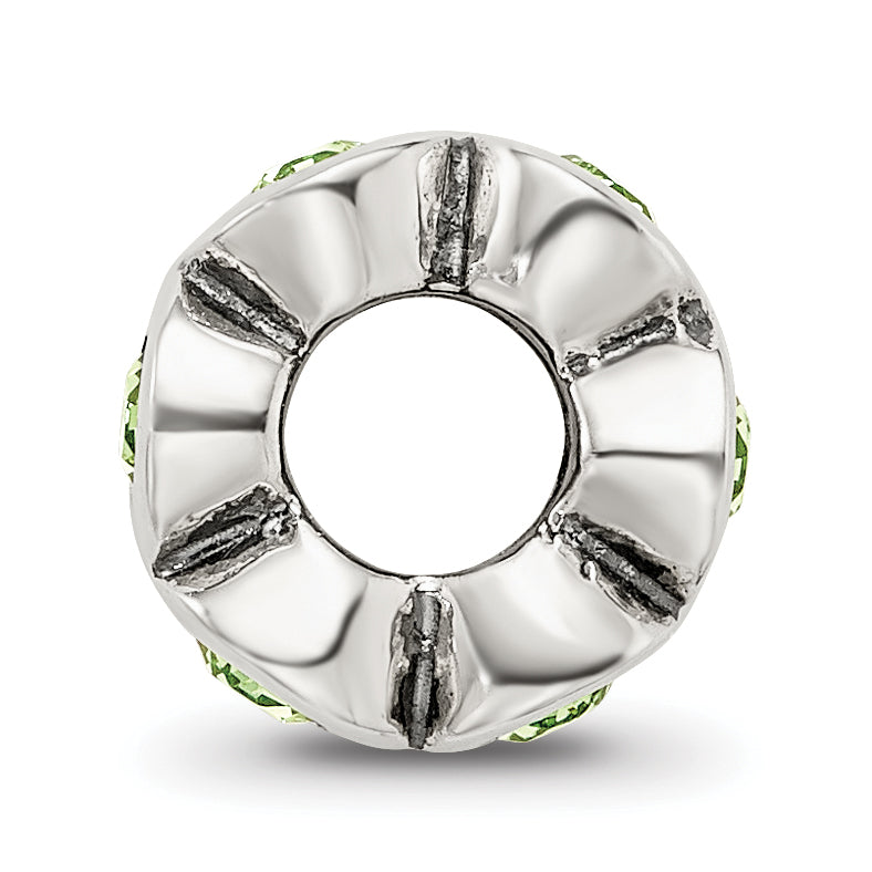 Sterling Silver Reflections August Preciosa Crystal Birthstone Bead