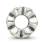 Sterling Silver Reflections August Preciosa Crystal Birthstone Bead