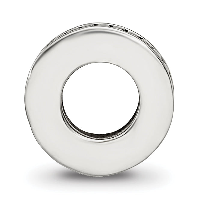 Sterling Silver Reflections Notched Spacer Bead