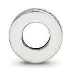 Sterling Silver Reflections Notched Spacer Bead