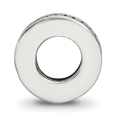 Sterling Silver Reflections Notched Spacer Bead