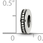 Sterling Silver Reflections Notched Spacer Bead