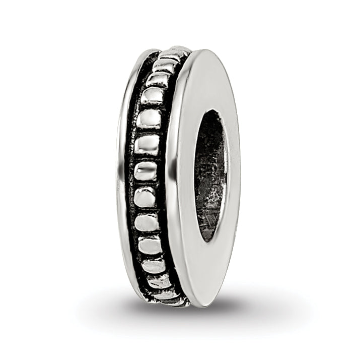 Sterling Silver Reflections Notched Spacer Bead