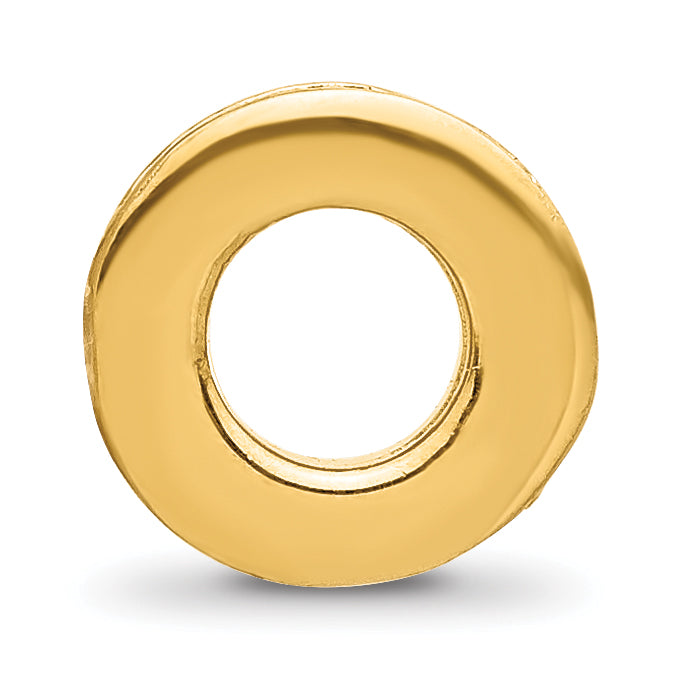 Sterling Silver Reflections Gold-plated Spacer Bead Secondary image