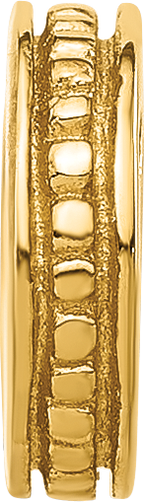 Sterling Silver Reflections Gold-plated Spacer Bead