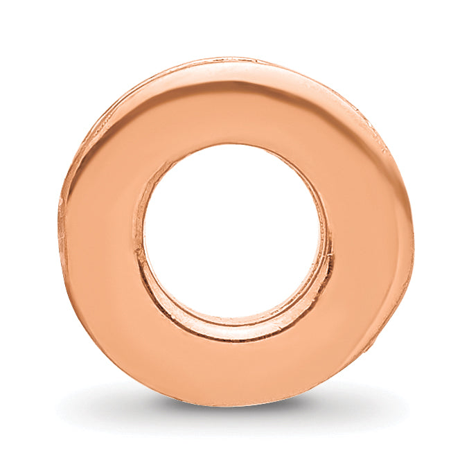 Sterling Silver Reflections Rose Gold-plated Spacer Bead Secondary image