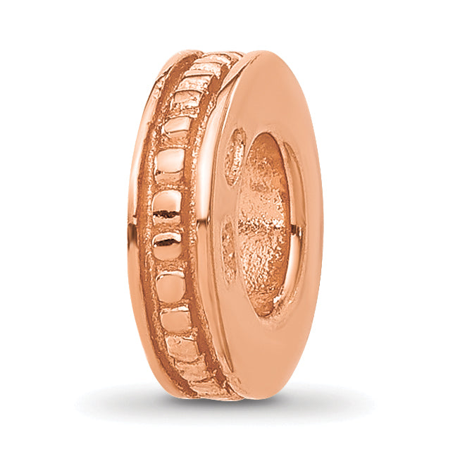 Sterling Silver Reflections Rose Gold-plated Spacer Bead Main image