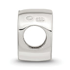 Sterling Silver Reflections Letter D Script Bead