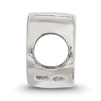 Sterling Silver Reflections Letter J Script Bead