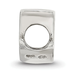 Sterling Silver Reflections Letter J Script Bead