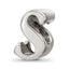 Sterling Silver Reflections Letter S Script Bead