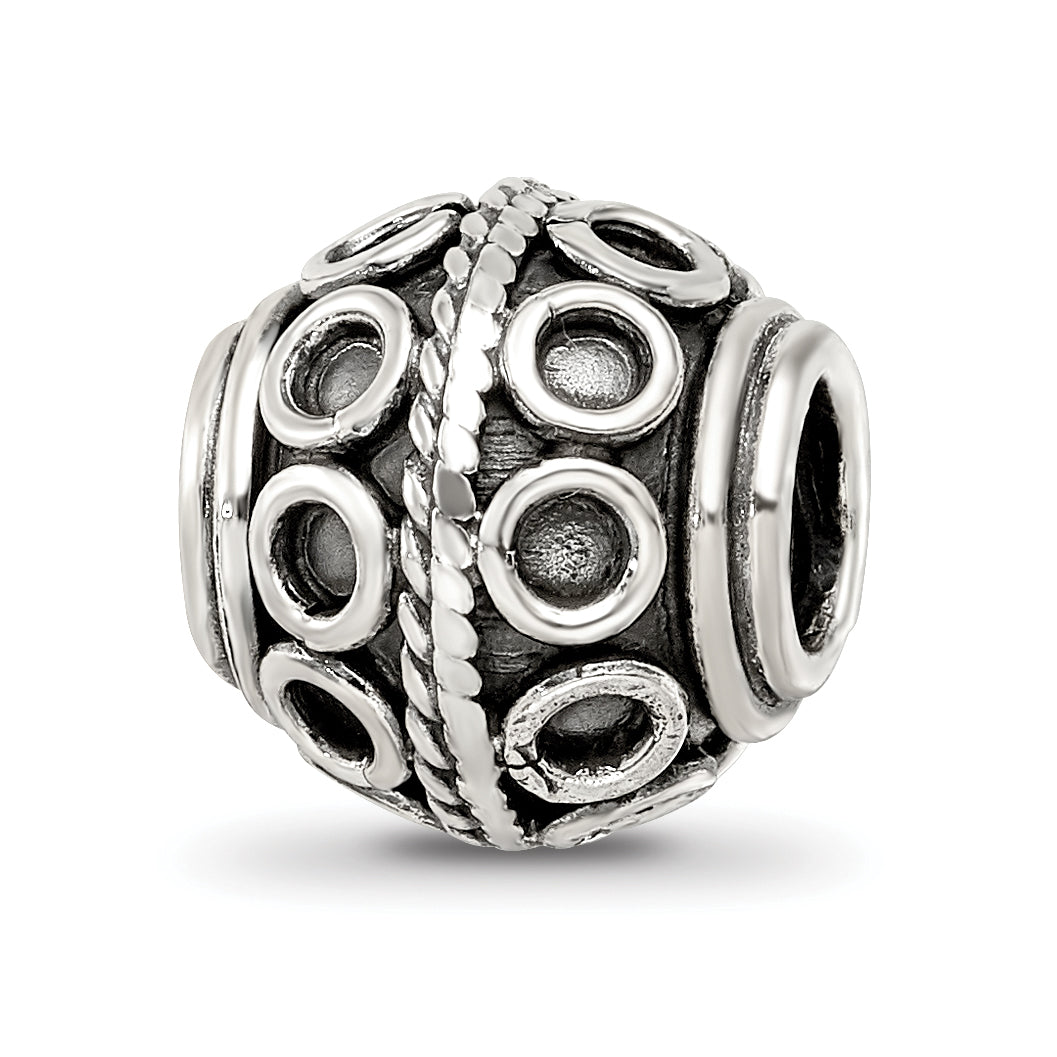 Sterling Silver Reflections Decorative Bali Bead Main image