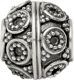 Sterling Silver Reflections Decorative Bali Bead