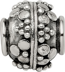 Sterling Silver Reflections Decorative Bali Bead