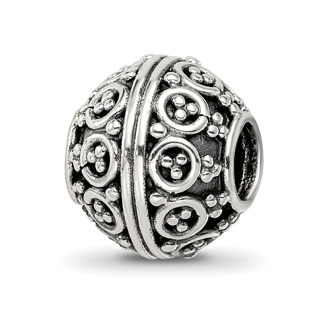 Sterling Silver Reflections Decorative Bali Bead Main image