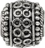 Sterling Silver Reflections Decorative Bali Bead