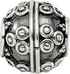Sterling Silver Reflections Decorative Bali Bead
