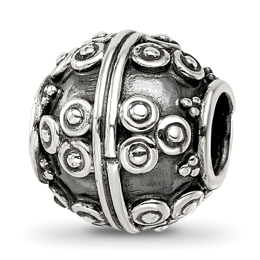 Sterling Silver Reflections Decorative Bali Bead Main image