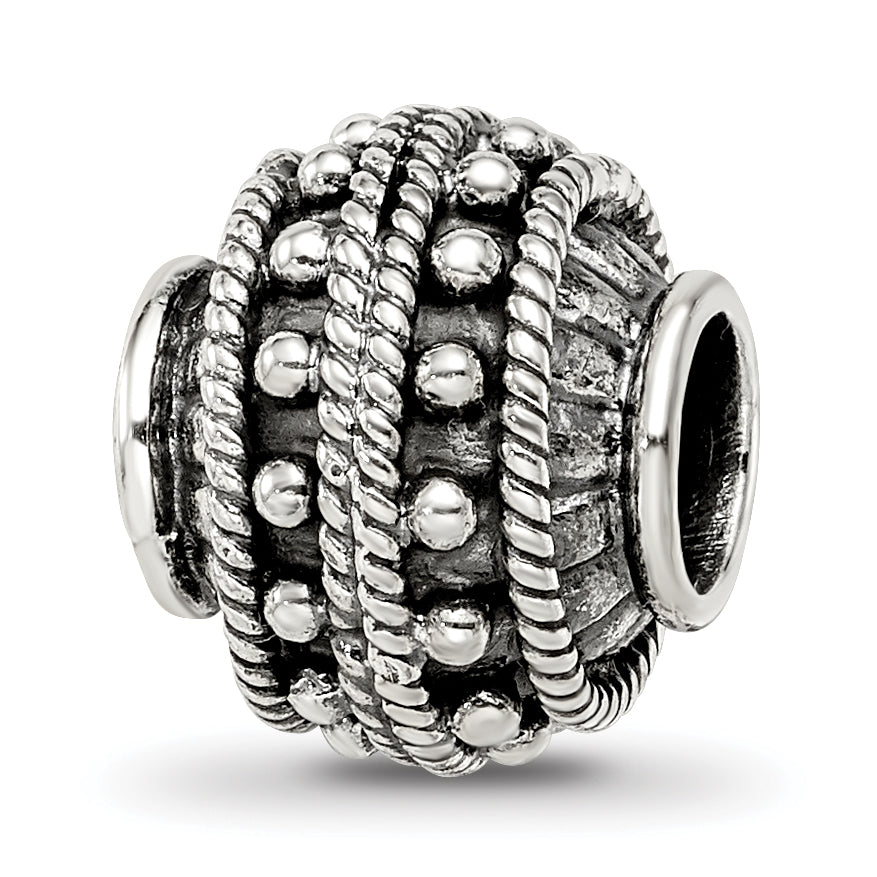 Sterling Silver Reflections Decorative Bali Bead Main image