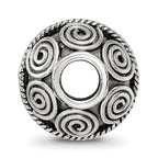 Sterling Silver Reflections Decorative Bali Bead