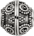 Sterling Silver Reflections Decorative Bali Bead