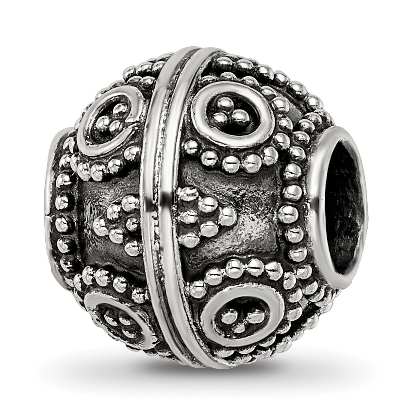 Sterling Silver Reflections Decorative Bali Bead Main image