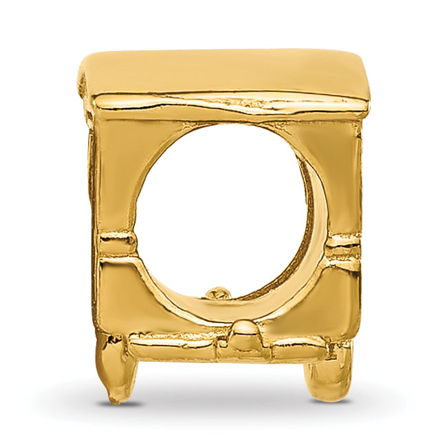 Sterling Silver Reflections Gold-plated Camper Bead Secondary image