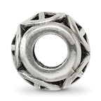 Sterling Silver Reflections Peace Sign Bead