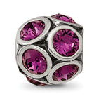 Sterling Silver Reflections February Preciosa Crystal Bead