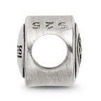 Sterling Silver Antiqued San Francisco 49ers NFL Bead