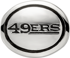 Sterling Silver Antiqued San Francisco 49ers NFL Bead