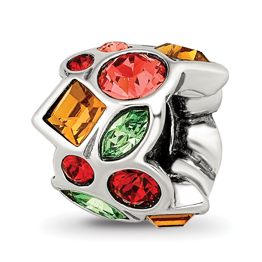 Sterling Silver Reflections Crystal Bead Main image