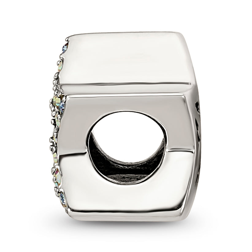 Sterling Silver Reflections Crystal Star Bead Secondary image