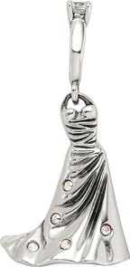 Sterling Silver Reflections Crystals Wedding Dress Bead