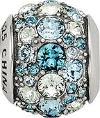 Sterling Silver Reflections Crystal Seaside Bead