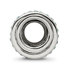Sterling Silver Reflections Crystals Nouveau Spinner Bead