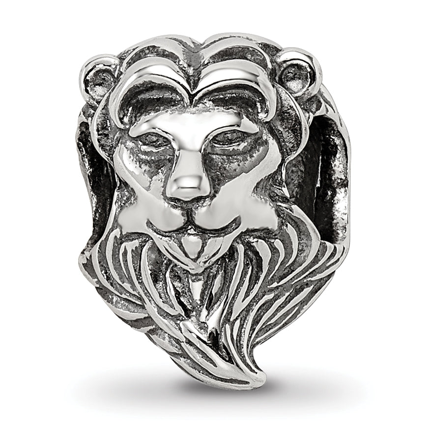 Sterling Silver Reflections Lion Bead Main image