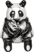 Sterling Silver Reflections Black Enamel Mama Panda Bead
